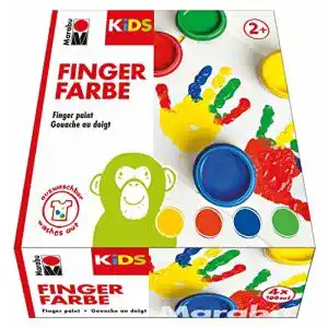 Fingerfarben Marabu 0303000000080 – Kids Fingerfarbe Set
