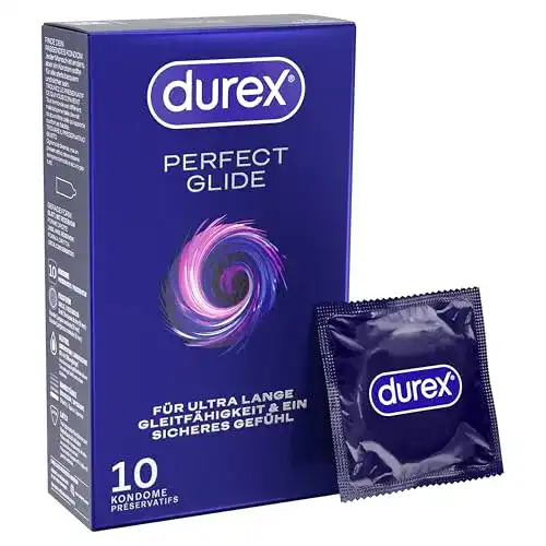 Durex-Kondom Durex Perfect Glide Kondome Extra feucht, 10 Stück