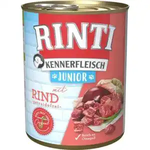 Rinti-Nassfutter Rinti Kennerfleisch Junior Rind 12x 800g