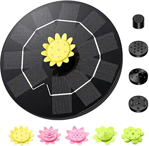 Solar-Springbrunnen Plauso Solar Springbrunnen mit 9 Effekte