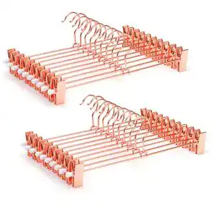 Hosenbügel ARLYSING 33cm Hohe Qualität Kupfer Metall 10 Stück