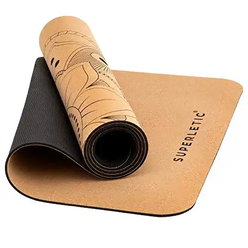 Die beste Yogamatte Kork SUPERLETIC Kork Yogamatte Rutschfest 2026 Test Bestseller Yogamatte Kork SUPERLETIC Kork Yogamatte Rutschfest