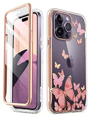 iPhone-14-Pro-360-Grad-Hülle SUPCASE i-Blason Glitzer Hülle