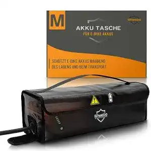 E-Bike-Akku-Tasche Wheeloo Ebike Akku Tasche bis 41 cm I sicher Laden