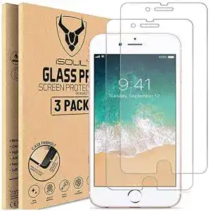 iPhone-7-Plus-Panzerglas iSOUL, 3 Stück Panzerglasfolie