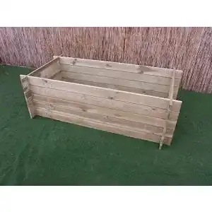 Hochbeet (Holz) BIHL Stabiler Holzkomposter 170 x 85 x 52 cm