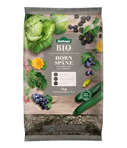 Die beste Hornspäne Dehner Bio mit Langzeitwirkung, 5 kg, für ca. 50 qm 2026 Test Bestseller Hornspäne Dehner Bio mit Langzeitwirkung, 5 kg, für ca. 50 qm