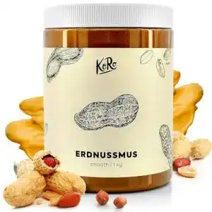 Erdnussmus KoRo, 1 kg Vorratspackung Cremige Konsistenz