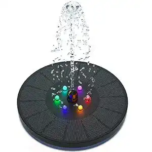 Solar-Springbrunnen Yomisee Solar Springbrunnen mit Farbe LED