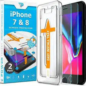 iPhone-7-Panzerglas Power Theory Panzerglas mit Schablone