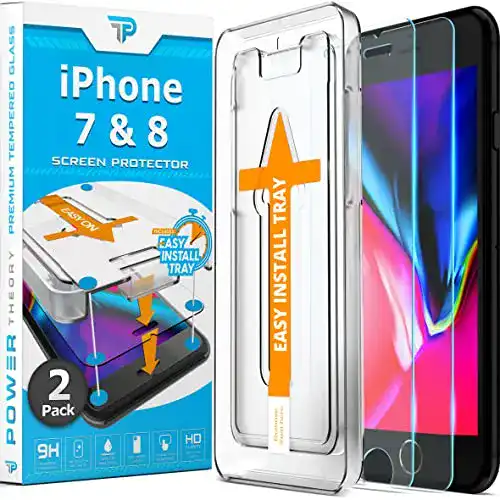 Die beste iPhone-7-Panzerglas Power Theory Panzerglas mit Schablone 2026 Test Bestseller iPhone-7-Panzerglas Power Theory Panzerglas mit Schablone