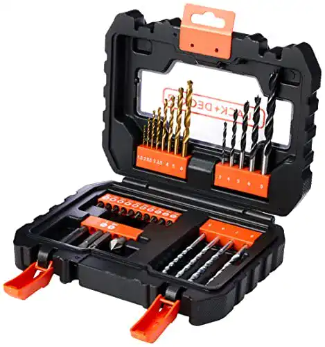 Bohrer-Set Black+Decker 31-teilig Bit- A7233