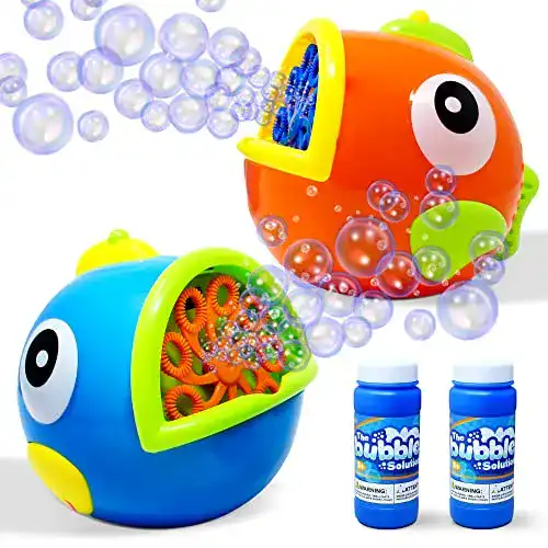 Seifenblasenmaschine Kinder JOYIN 2 Stück Fisch