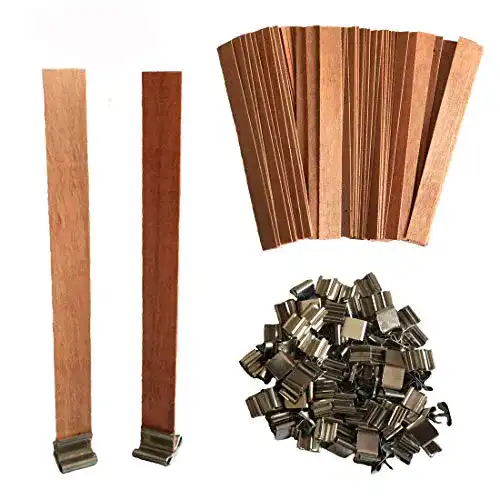 Holzdocht Joyfeel ‘s Store 100 Stück Holz Kerze Dochte