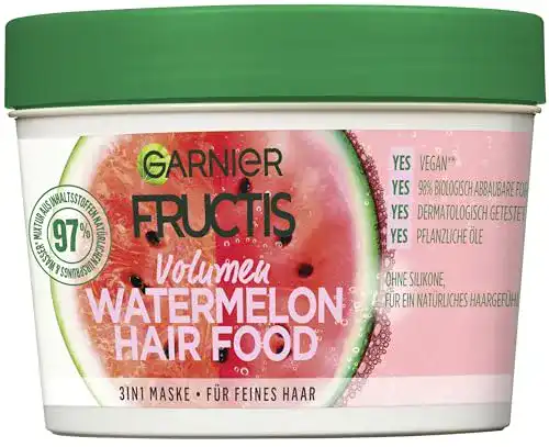 Garnier-Haarkur Garnier Haarmaske, Watermelon, 3in1 Maske