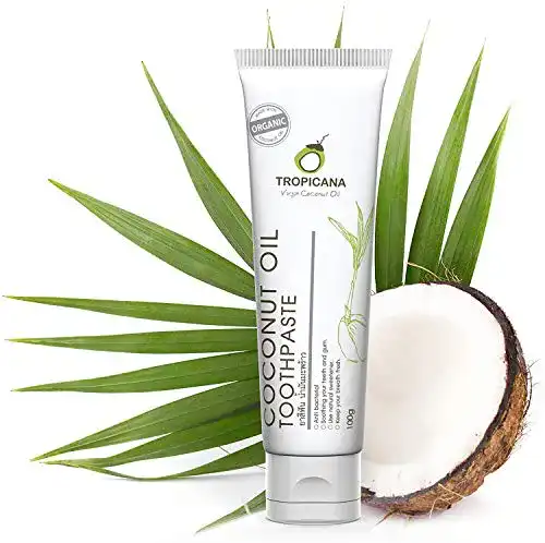 Zahnpasta für Weiße Zähne TROPICANA Virgin Coconut Oil