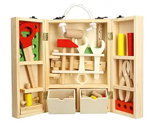 Kinderwerkzeug PAMRAY Werkzeug Spielzeug Kinder 35 Pcs