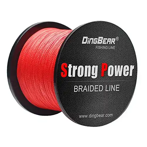 Die beste 8-fach geflochtene Schnur Dingbear 109Yd/100m 40LB/0.28mm Rot Stark 2026 Test Bestseller 8-fach geflochtene Schnur Dingbear 109Yd/100m 40LB/0.28mm Rot Stark