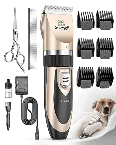 Hundeschermaschine oneisall, leise, elektrischer Haarschneider