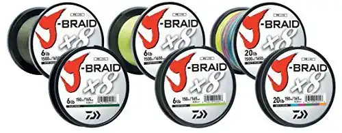 Die beste Daiwa geflochtene Schnur Daiwa J-Braid 8 Braid 0.22mm, 17.0kg 2026 Test Bestseller Daiwa geflochtene Schnur Daiwa J-Braid 8 Braid 0.22mm, 17.0kg