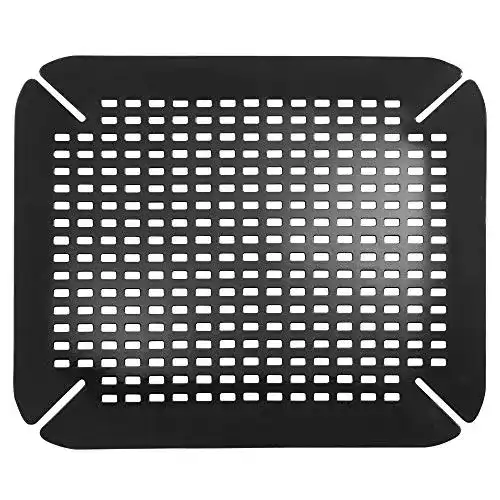 Spülbeckeneinlage InterDesign Basic, aus PVC Kunststoff, schwarz