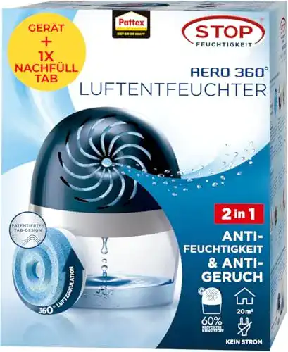 Luftentfeuchter Pattex AERO 360º, ultra-absorbierend