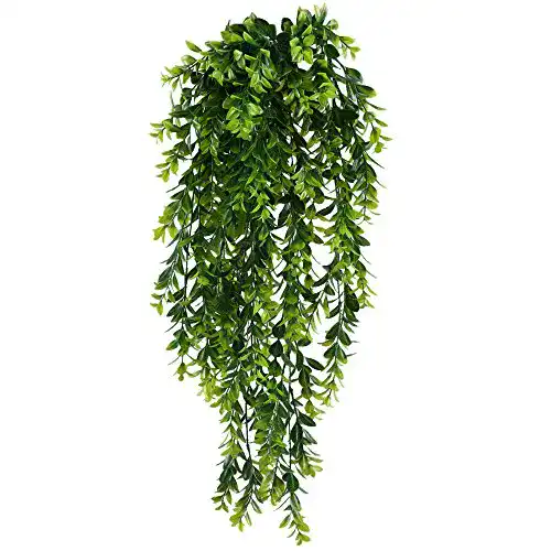 Hängepflanze MIHOUNION 2 Pcs Plastikpflanzen Hängend