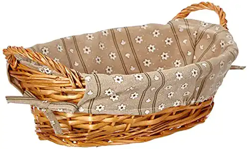 Brotkorb Kesper 17905 15, aus Weide, Maße 32 x 23 x 13 cm