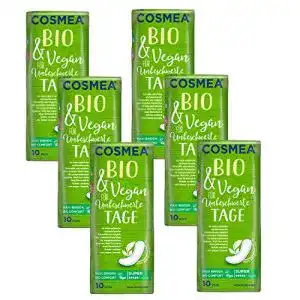 Damenbinden COSMEA Bio Maxi-Binden, Super ohne Duft, 6×10