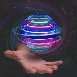 Fliegender Ball Papi Dada Spielzeug, Magic Flying Ball, mit Licht
