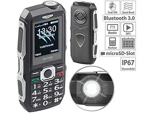 Die beste Simvalley-Handy Simvalley Mobile Baustellenhandy: Stoßfest 2026 Test Bestseller Simvalley-Handy Simvalley Mobile Baustellenhandy: Stoßfest