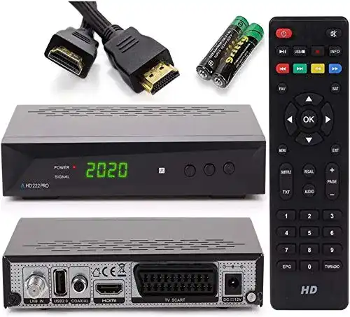 SAT-Receiver WLAN Anadol, HD 222 PRO Sat Receiver, Timeshift