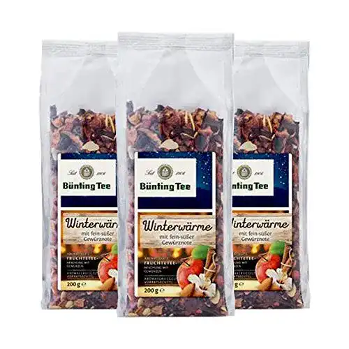 Bünting-Tee Bünting Tee Winterwärme, 200g loser Tee, 3er Pack