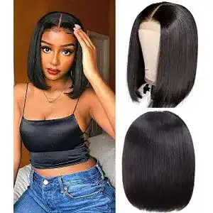 Echthaarperücken TNICE Brazilian Kinky Straight Human Hair