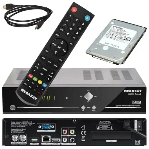 Twin-SAT-Receiver Megasat HD 935 Twin V2 HD-SAT-Receiver