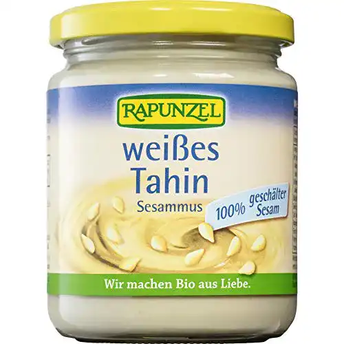 Die beste Tahini Rapunzel Bio Tahin weiß Sesammus (2 x 250 gr) 2026 Test Bestseller Tahini Rapunzel Bio Tahin weiß Sesammus (2 x 250 gr)