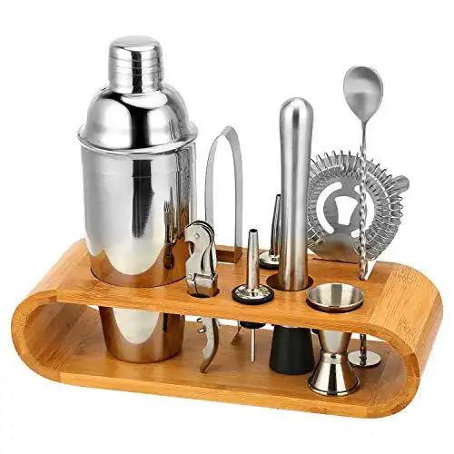 Barkeeper-Set Hossejoy Hochwertiges Cocktailshaker Set, 10-tlg