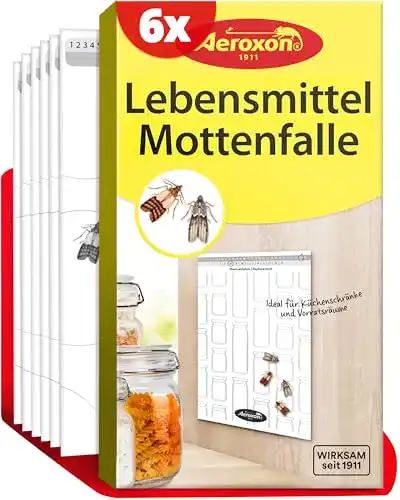 Lebensmittelmottenfalle Aeroxon – Dreierpack = 6 Stück