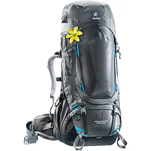 Rucksack 80 Liter deuter Rucksack Aircontact PRO, Graphite-Black