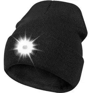 Mütze mit Licht Deilin LED ,Beleuchtete Mütze Aufladbar USB