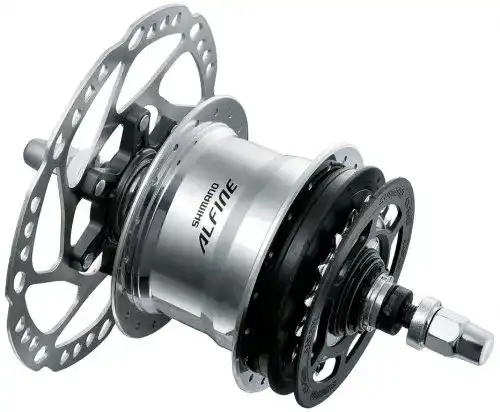 Nabenschaltung SHIMANO 11-Gang-Nabe SGS700AL silber