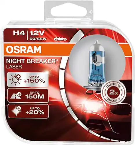 H4-Lampe OSRAM NIGHT BREAKER LASER H4