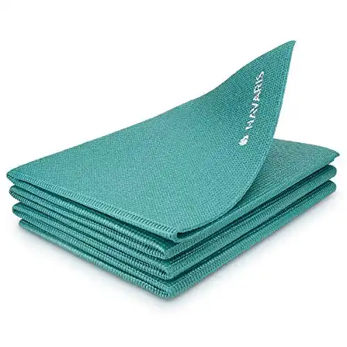 Reise-Yogamatte Navaris Klappbare Yoga Matte Fitnessmatte – 4mm