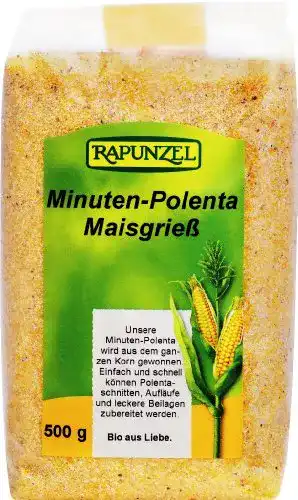 Polenta Rapunzel Bio Minuten- Maisgrieß, demeter (1 x 500 gr)