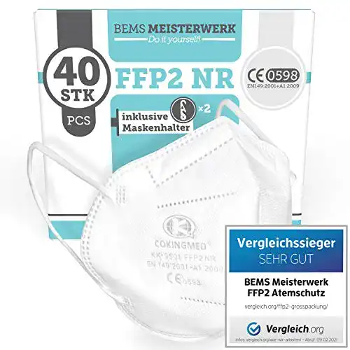 FFP2-Großpackung BEMS MEISTERWERK FFP2 Maske (40 Stk)