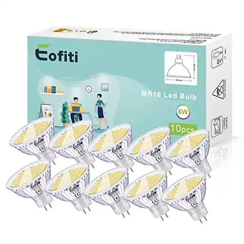 MR16-LED Eofiti GU5.3 MR16 LED Kaltweiss 10er MR16 Led 12V
