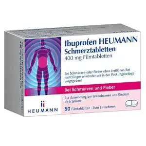 Schmerzmittel Heumann Ibuprofen Schmerztabletten, 50 St.