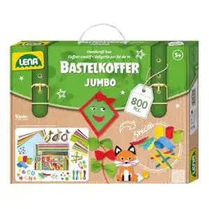 Bastelset Lena 42629 Jumbo Bastelkoffer mit vielfältigem Material