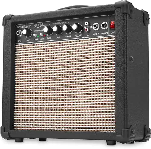 Miniverstärker Rocktile Scream 15 Gitarrenverstärker Mini Combo