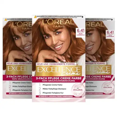 Braune Haarfarbe L’Oréal Paris Permanente Haarfarbe